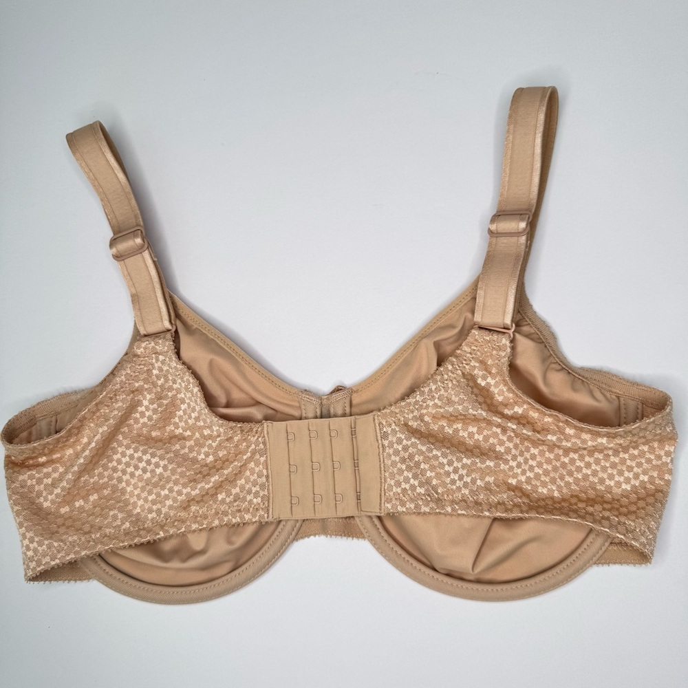 CHANTELLE C Manifique Nouveau Seamless Unlined Minimizer Bra Nude Underwire 36E - Picture 12 of 15